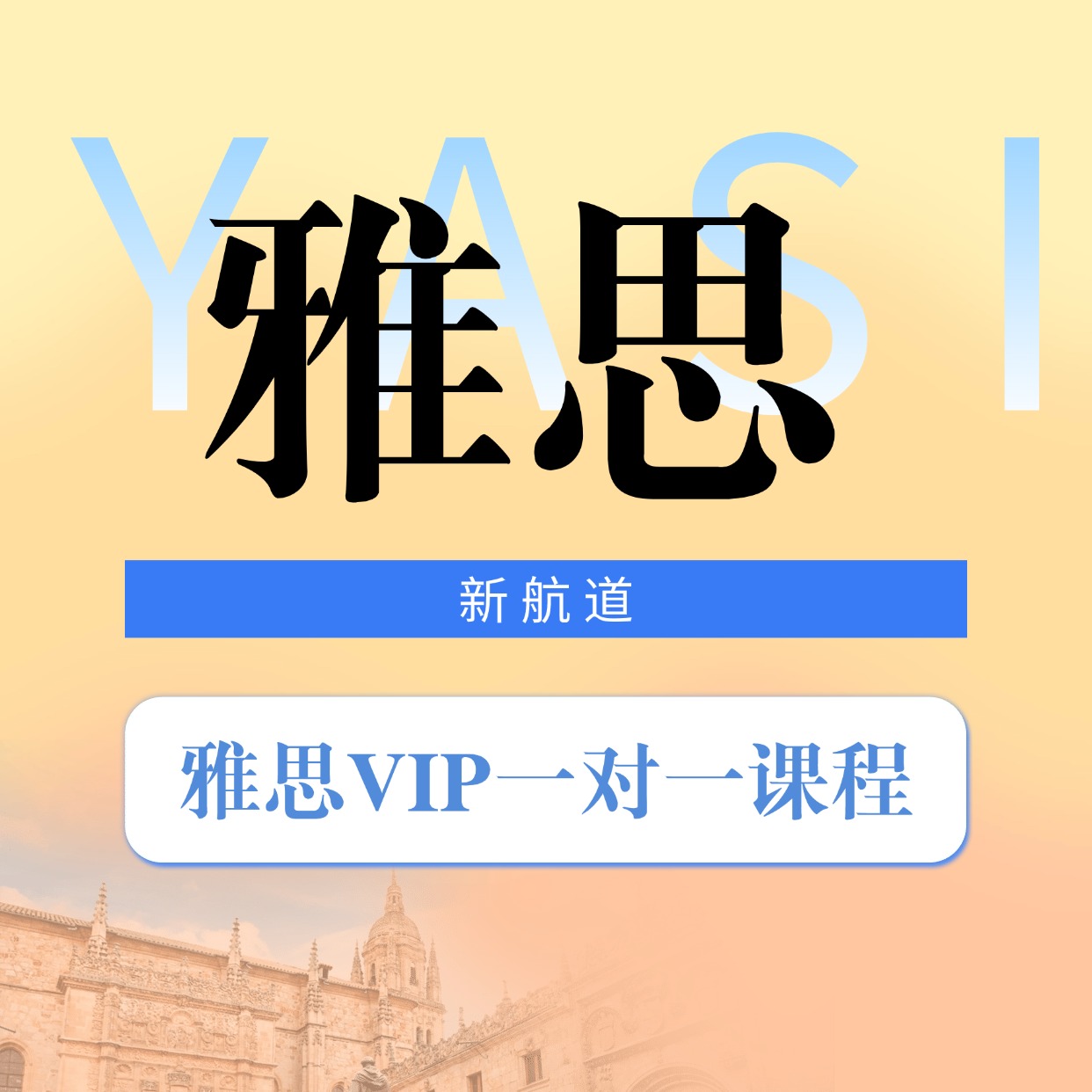 新航道雅思 VIP 一对一课程