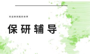 2025 国内线上保研辅导机构 TOP4 排名一览，跨专业辅导选哪个机构？
